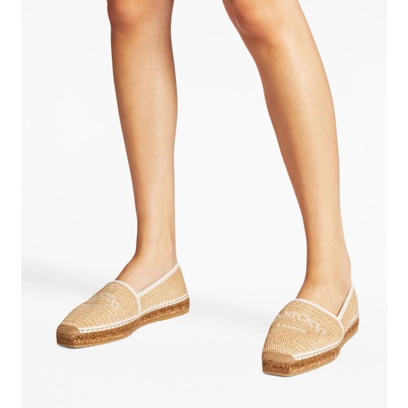 Jimmy Choo Brie raffia espadrilles - Picture 6 of 8